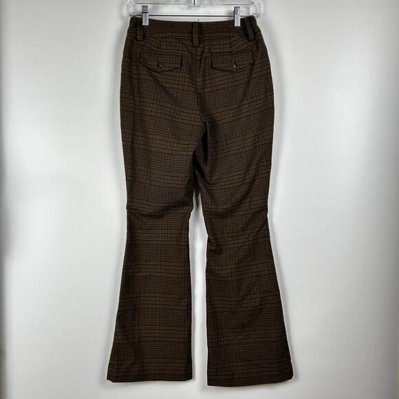 Urban Outfitters Jamie Flare Trouser Pant Mid Rise Dark Academia Womens Size 2 - Picture 8 of 11